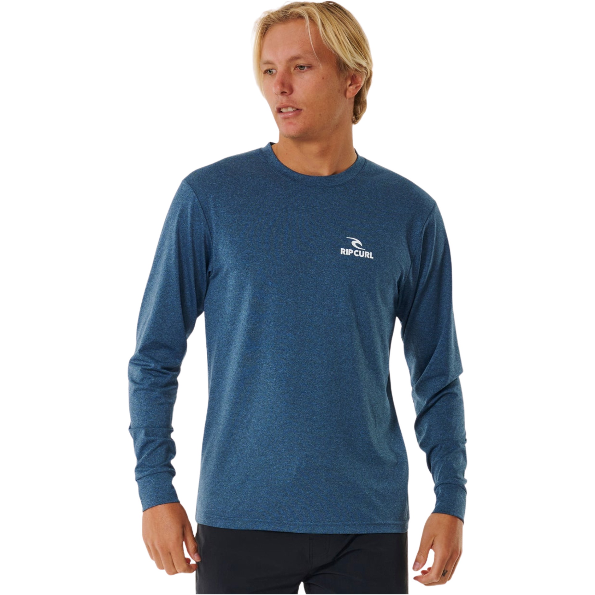 2026 Rip Curl Herre Stack UPF Langærmet Lycra-vest 166MRV - Navy Marle